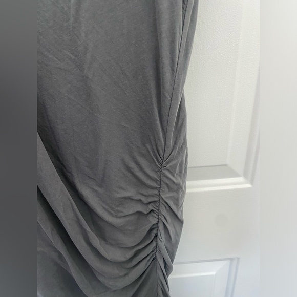 Women’s Standard James Perse Gray Draped Sleeveless Tank Dress Size Small - Picture 4 of 7